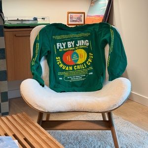 Fly By Jing Sweatshirt Medium Green
